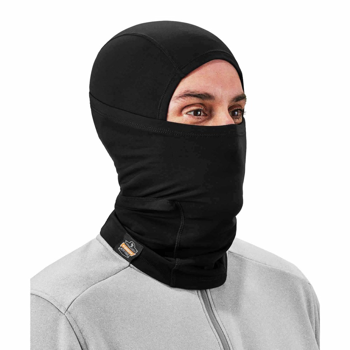 Ergodyne 16844 6844 Black Dual-Layer Balaclava Face Mask - 7