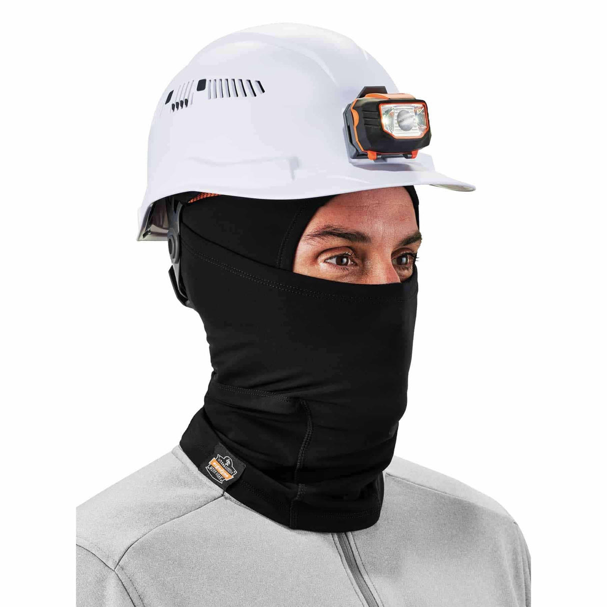 Ergodyne 16844 6844 Black Dual-Layer Balaclava Face Mask - 8