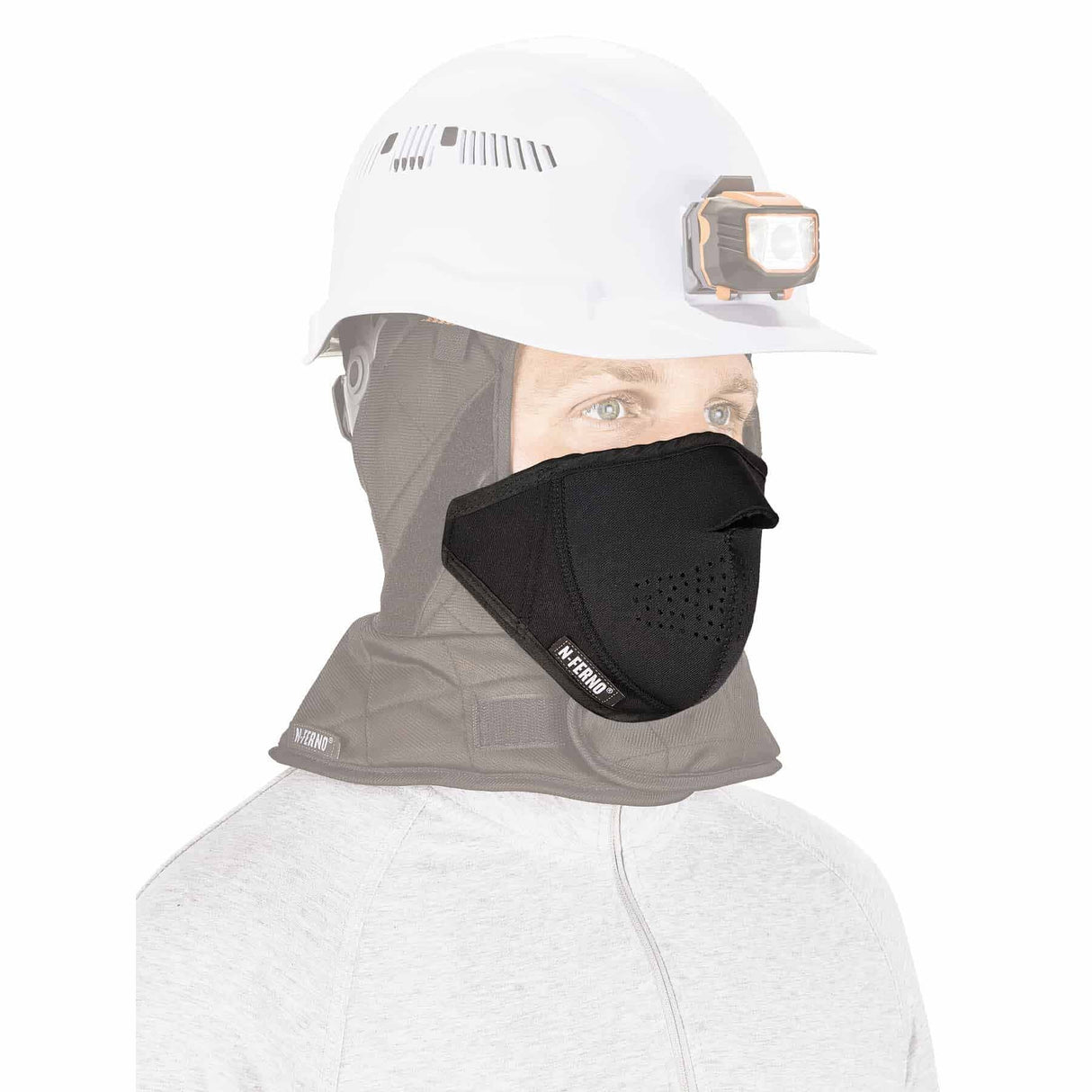 Ergodyne 16874 6874 Black 2-Layer Thermal Mouthpiece - Neoprene - 3