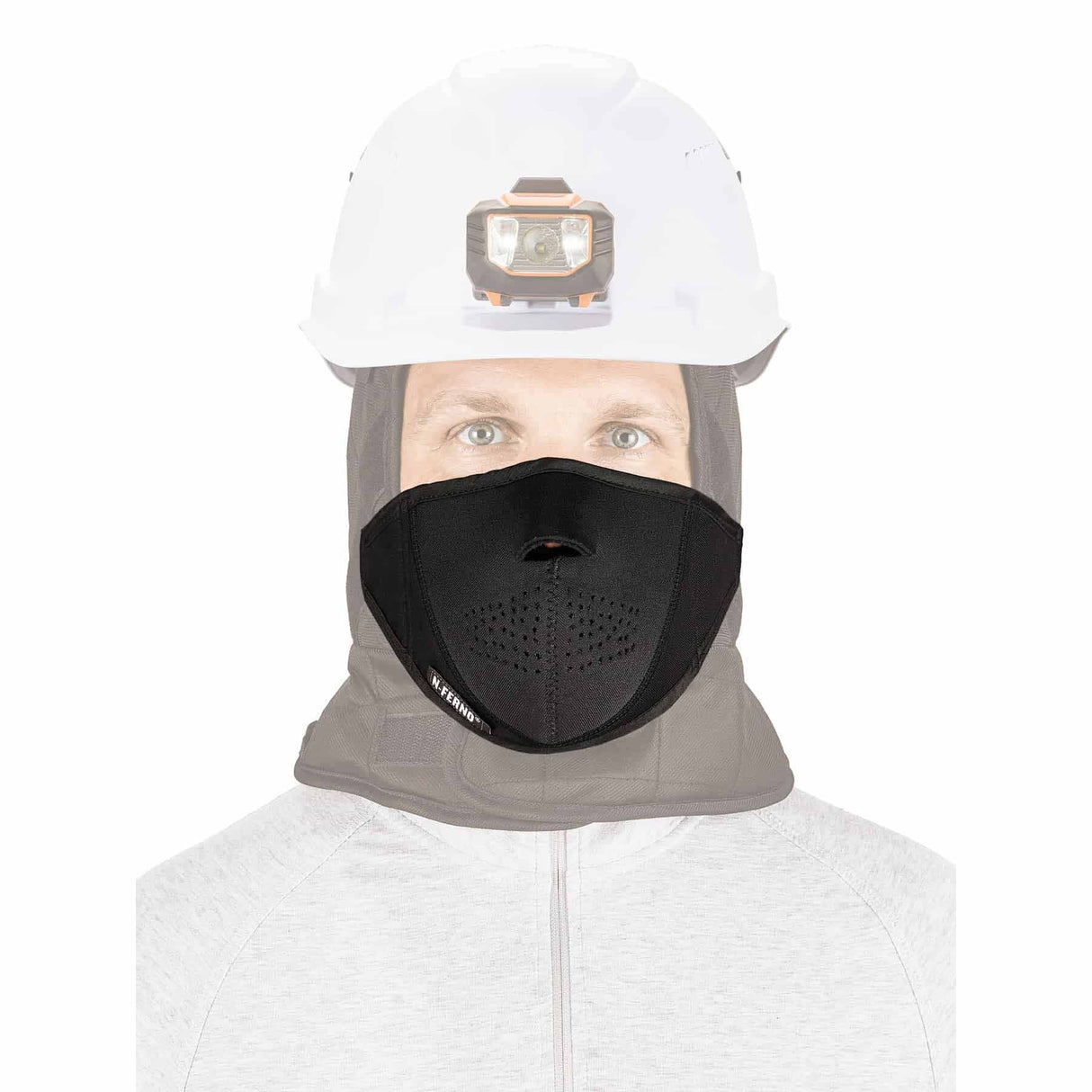 Ergodyne 16874 6874 Black 2-Layer Thermal Mouthpiece - Neoprene - 4