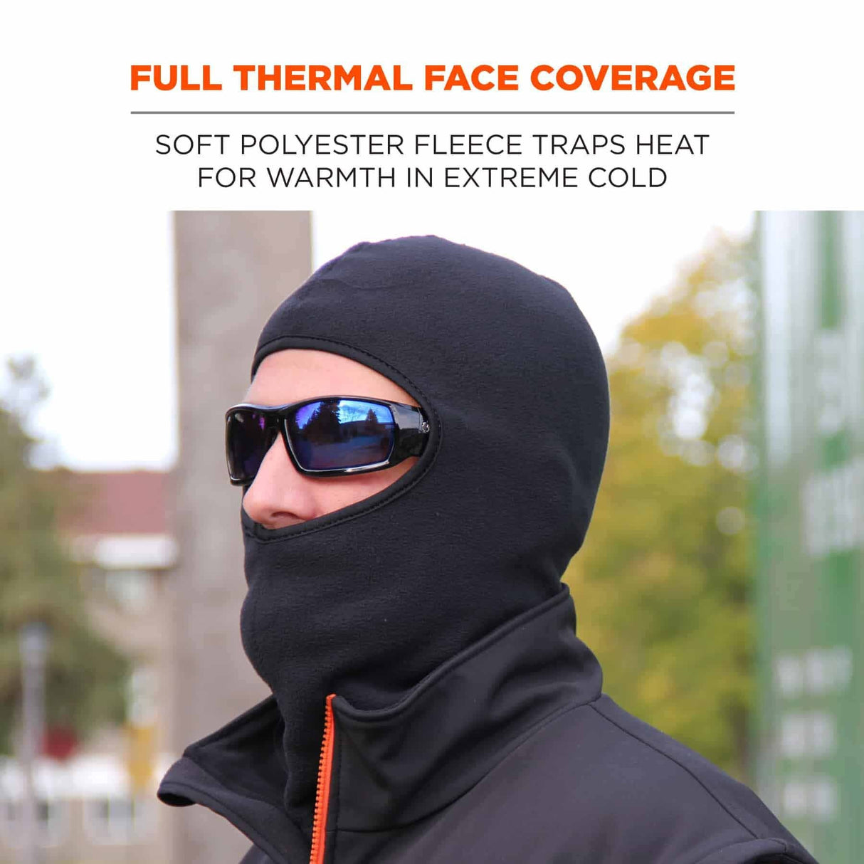 Ergodyne 16893 6893ZI Black Balaclava + Bump Cap Insert - 9