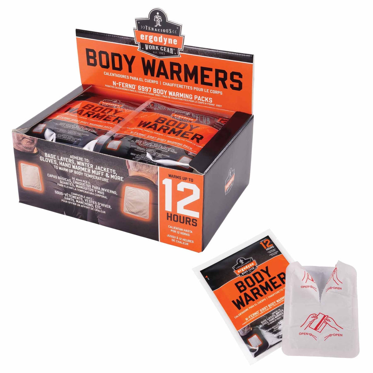 Ergodyne 16997 6997 White Body Warmers