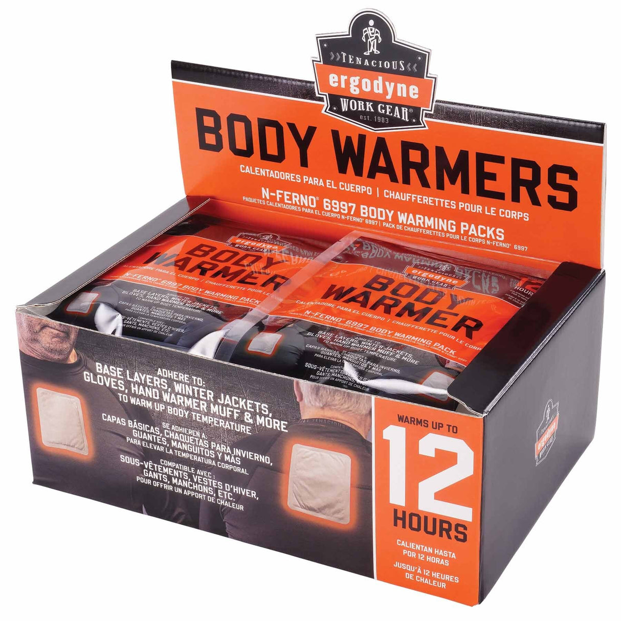 Ergodyne 16997 6997 White Body Warmers - 3