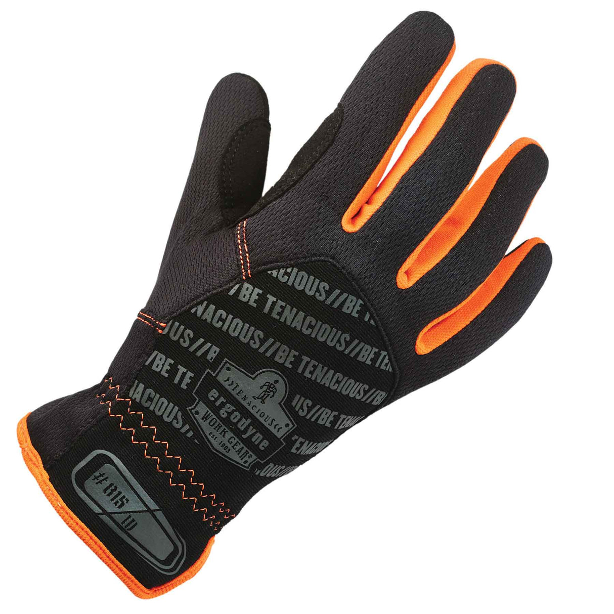 Ergodyne 17203 ProFlex 815 QuickCuff Utility Gloves, Medium, Black