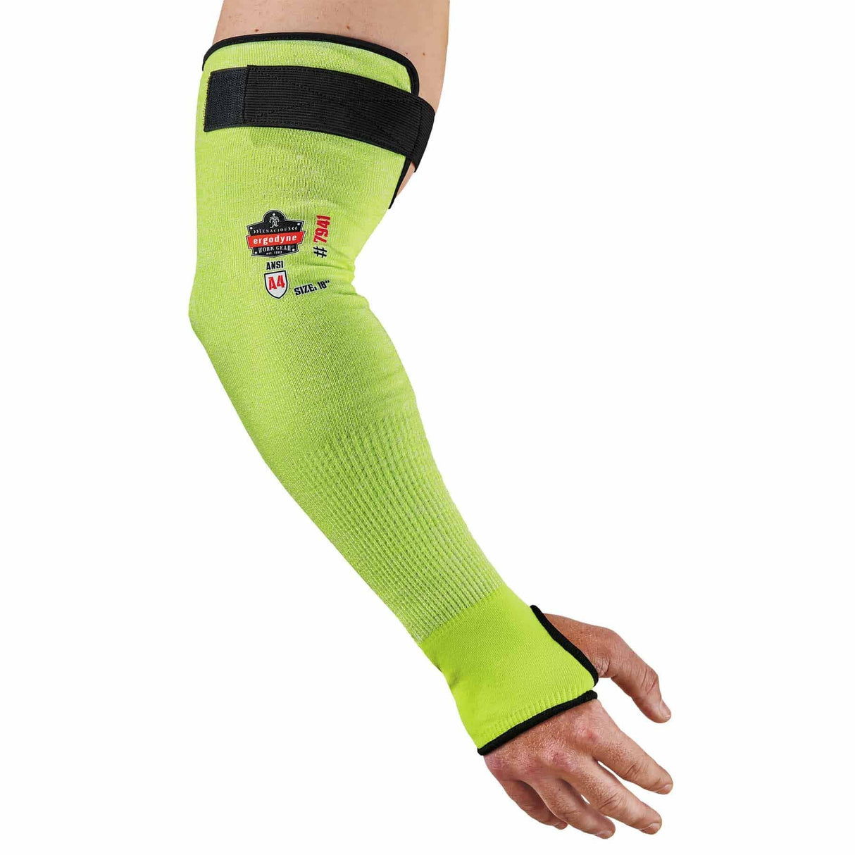Ergodyne 17947 7941-CSPR 18 in Lime CR Protective Arm Sleeve 144-Pair - 3