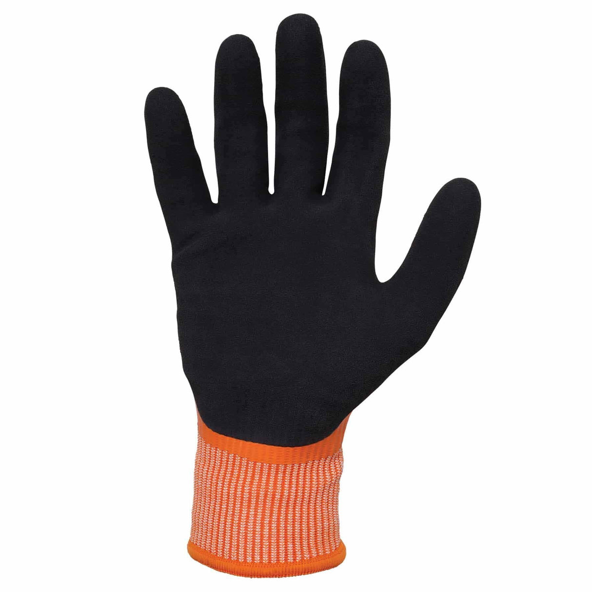 Ergodyne 17993 7551-CASE M Orange ANSI A5 Coated Waterproof CR Gloves 144-Pair - 4