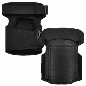 Ergodyne 18450 450 Black Hinged Slip Resistant Gel Knee Pads - Soft Cap