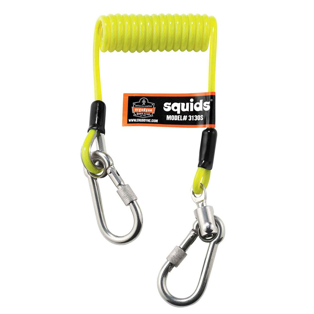 Ergodyne 19130 OAH 3130S Coiled Cable Lanyard - 2lb Small