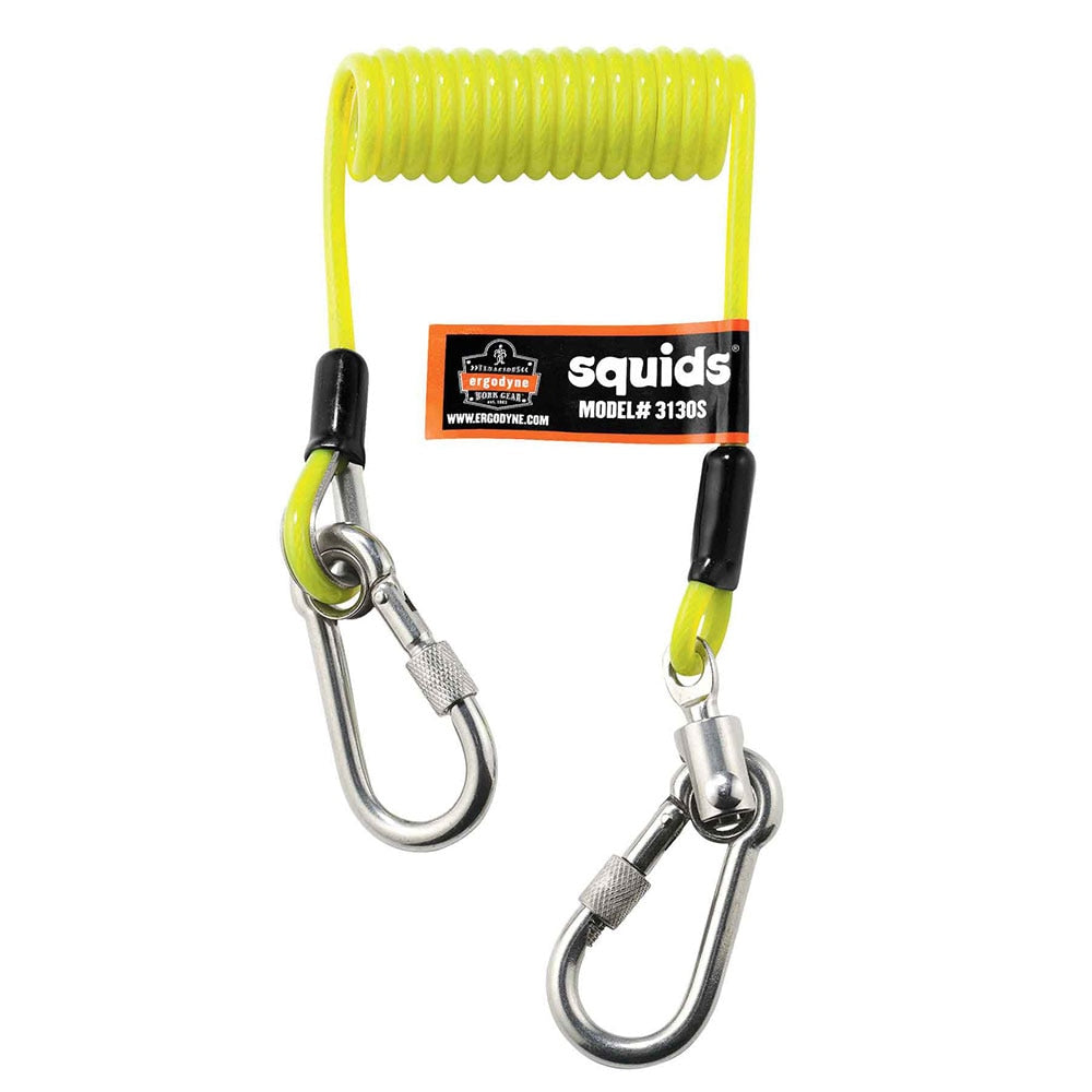 Ergodyne 19130 OAH 3130S Coiled Cable Lanyard - 2lb Small