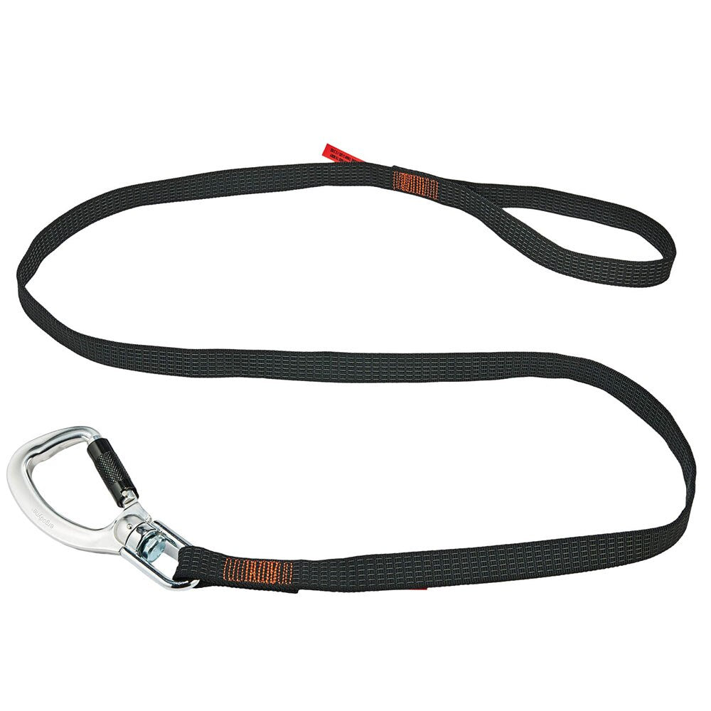 Ergodyne 19137 OAH 3129 Tool Lanyard Double-Locking Single Carabiner w/Swivel 40lbs