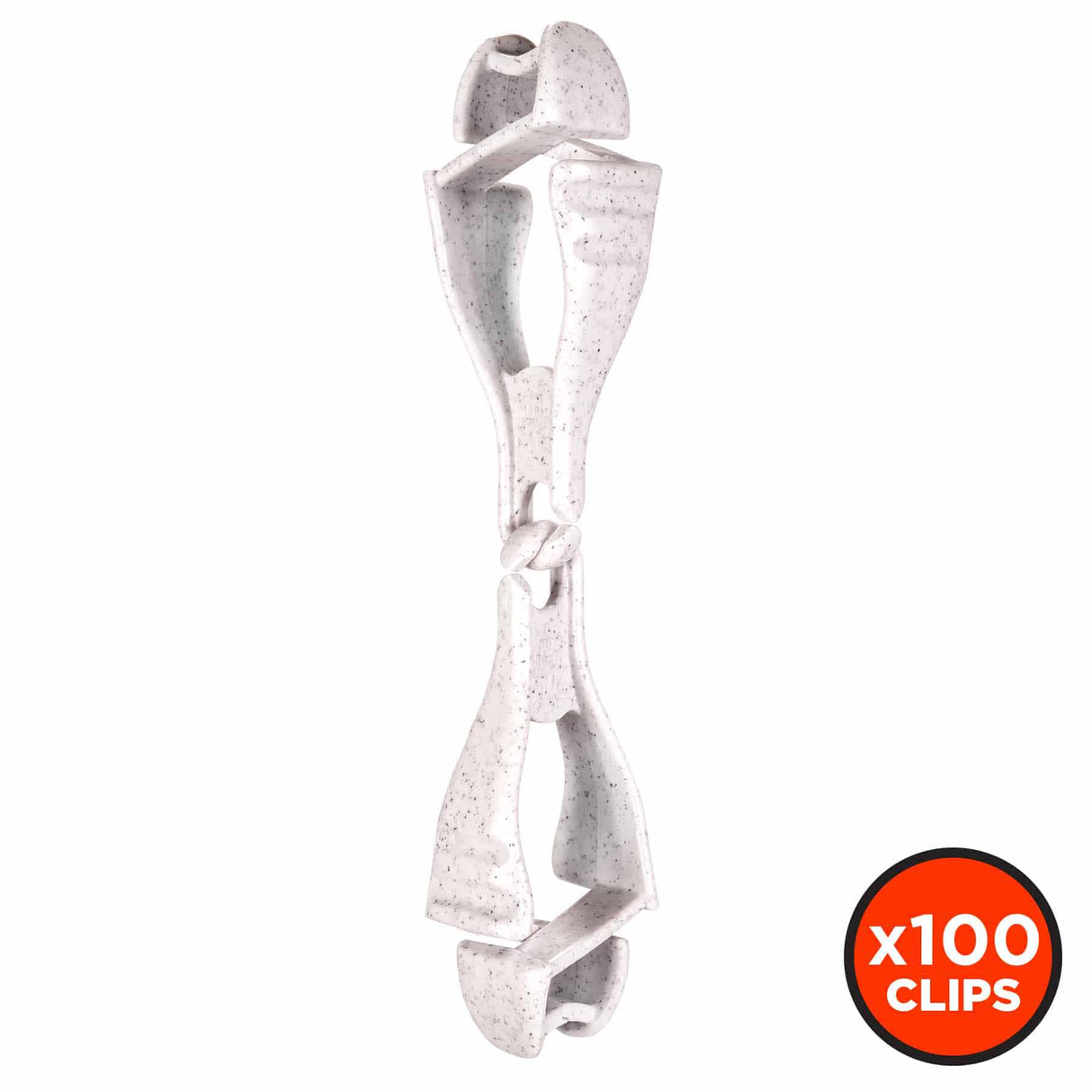 Ergodyne 19315-BULK 3400-BULK Granite Glove Clip Holder - Dual Clips 100-Pack