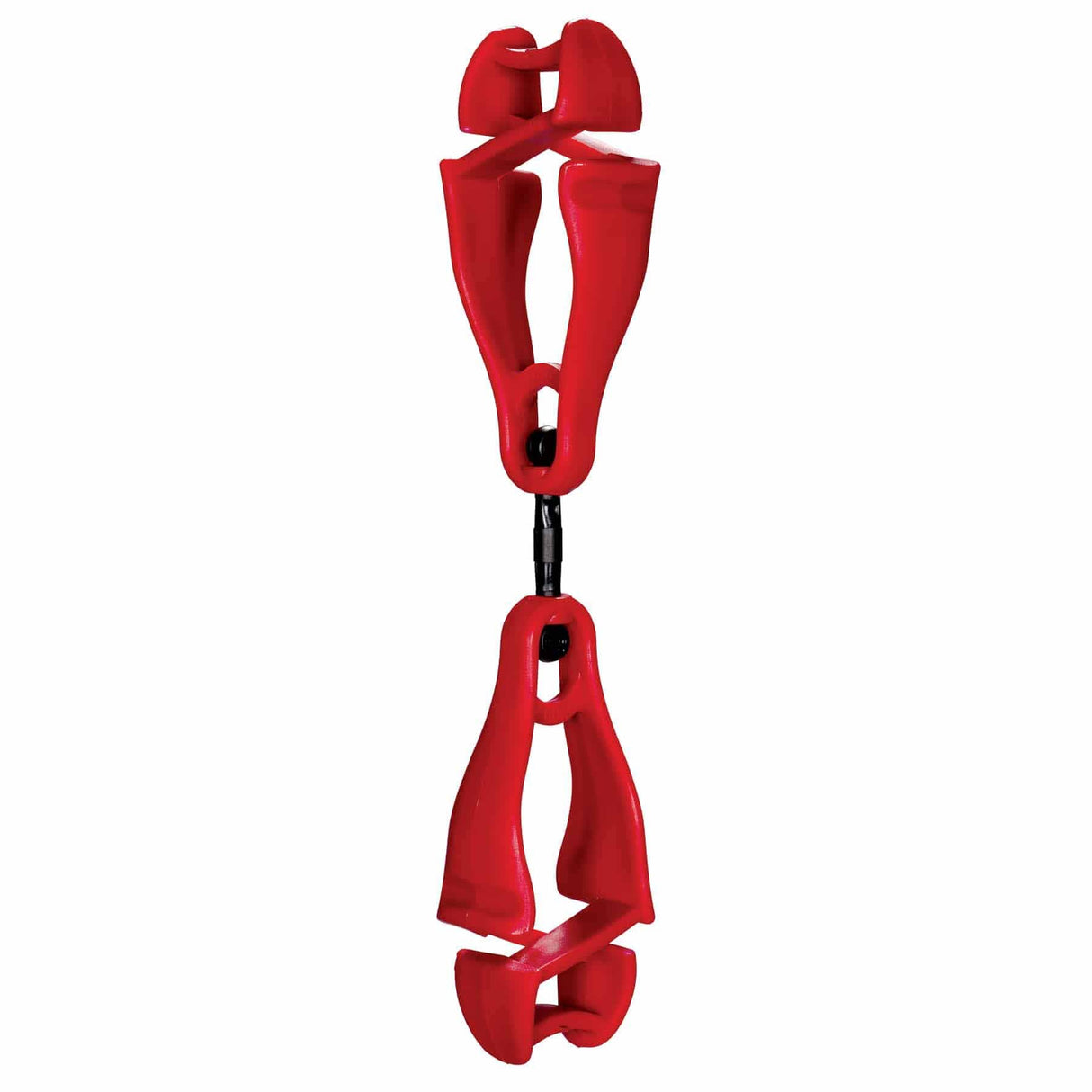 Ergodyne 19413 3420 Red Swivel Glove Clip Holder - Dual Clips