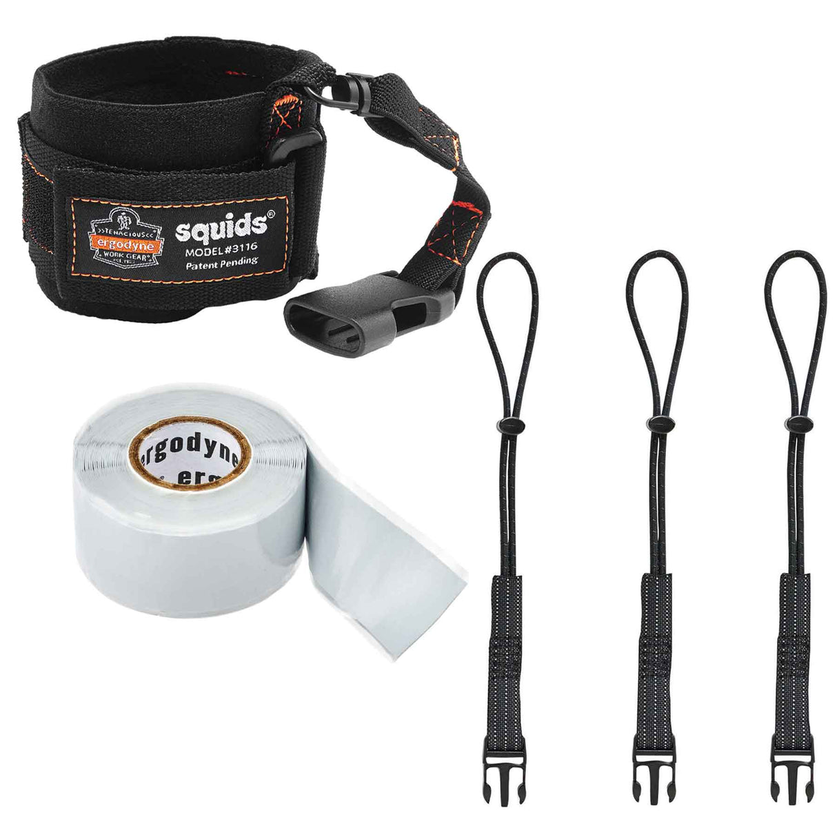 Ergodyne 19662 OAH 3192 Wrist Lanyard Tethering Kit - 3lb (1.4kg) - 2