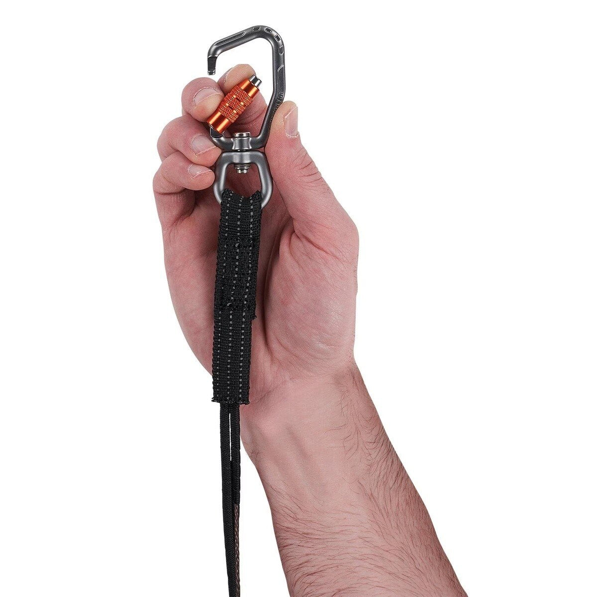 Ergodyne 19766 15" Elastic Tool Tail Lanyard with Carabiner and Cinch Loop 10 lb. (3 Pack) - 4