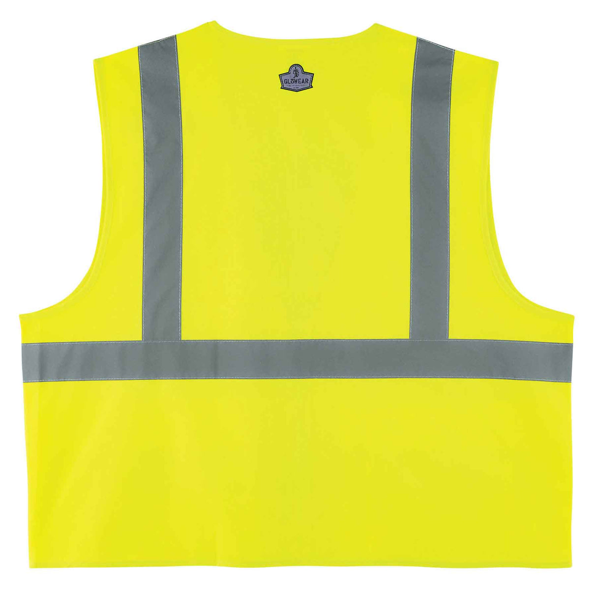 Ergodyne 21169 GloWear 8225Z Type R Class 2 Standard Solid Vest, 4XL/5XL, HV Lime
