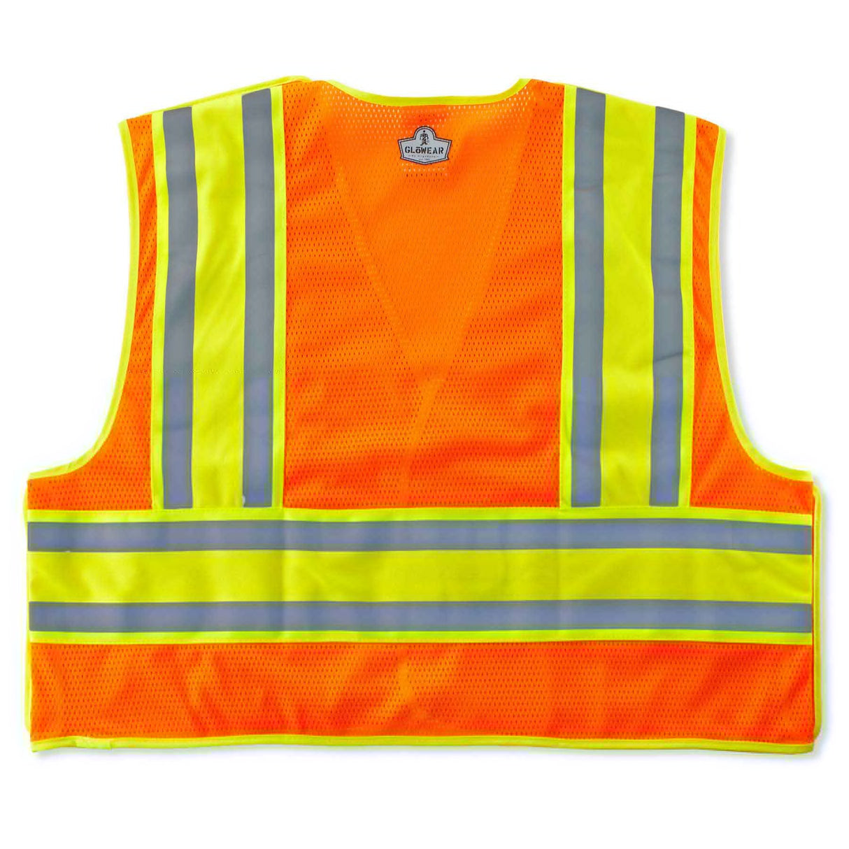Ergodyne 23387 GloWear 8245PSV Type P Class 2 Public Safety Vest, 2XL/3XL, HV Orange