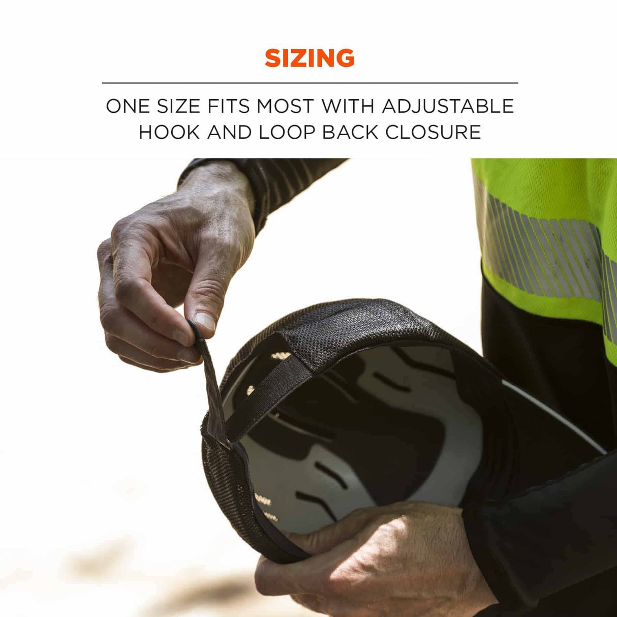 Ergodyne 23400 8946 Hat ONLY Black Baseball Cap + Bump Cap Insert - 4