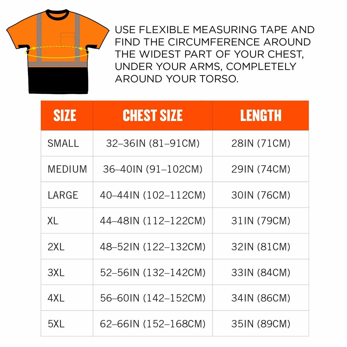 Ergodyne 23518 8283BK 4XL Orange Class 2 Performance T-Shirt - Lightweight - 7