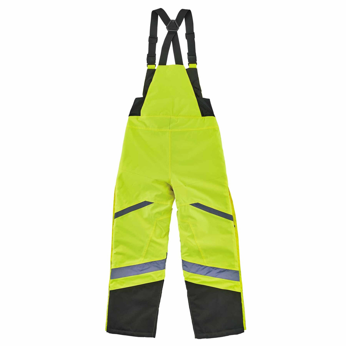Ergodyne 25524 8928 L Lime Class E Hi-Vis Insulated Bibs - 2