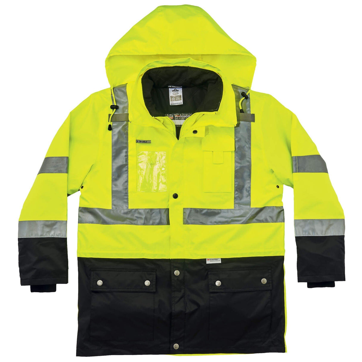 Ergodyne 25538 GloWear 8388 Type R Class 3/2 Thermal Jacket Kit, 4XL, HV Lime - 4