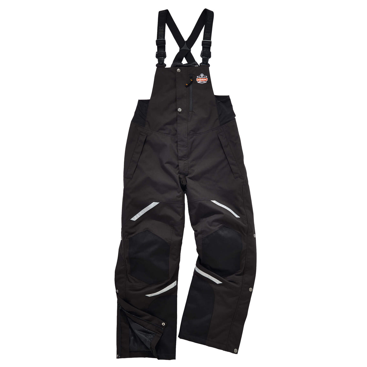 Ergodyne 41217 N-Ferno 6471 Thermal Bibs/Overalls, 3XL, Black - 5