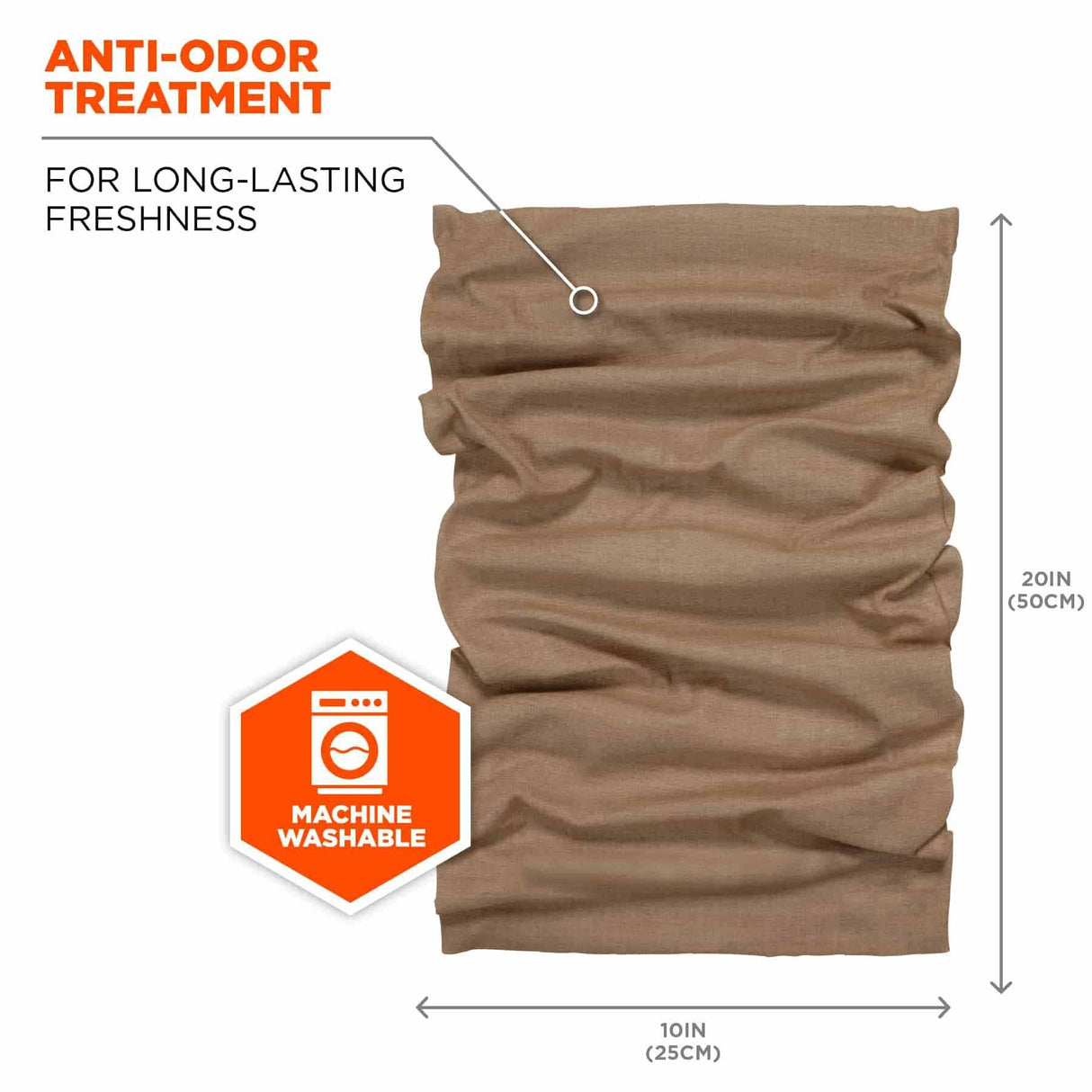 Ergodyne 42114 Chill-Its® 6485 Multi-Band, Khaki Heather - 2