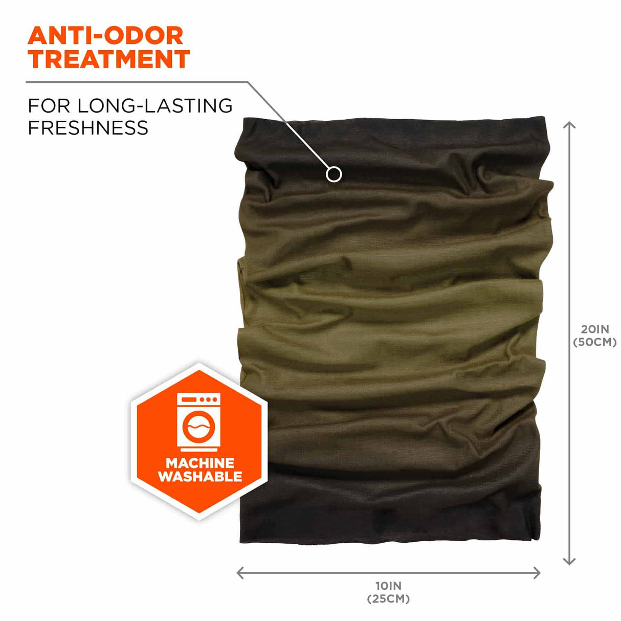 Ergodyne 42117 Chill-Its® 6485 Multi-Band, Olive Drab Fade - 2