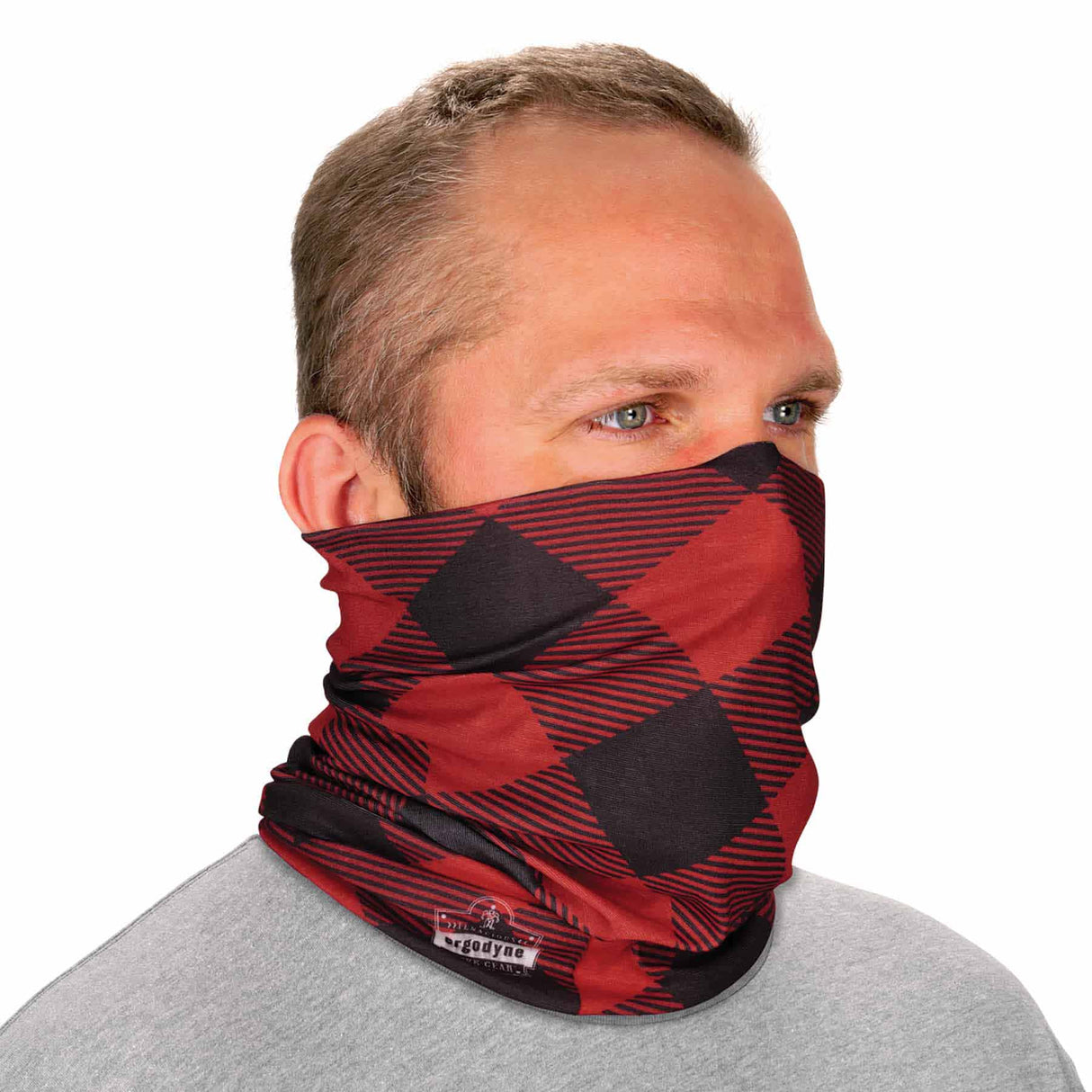 Ergodyne 42210 Chill-Its® 6485 Multi-Band, Red Buffalo Plaid