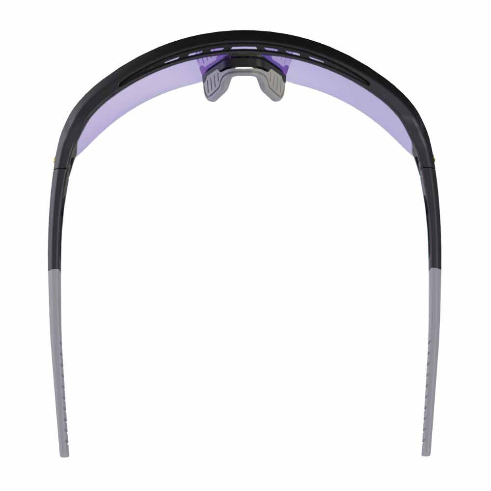 Ergodyne 55007 AEGIR-MI Matte Black Frame Blue Mirror Lens Safety Glasses - 9