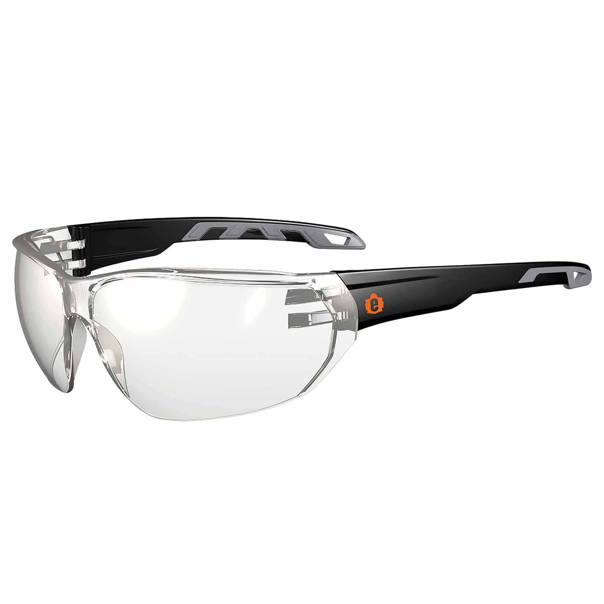 Ergodyne 59280 VALI In/Outdoor Lens Matte Black Frameless Safety Glasses
