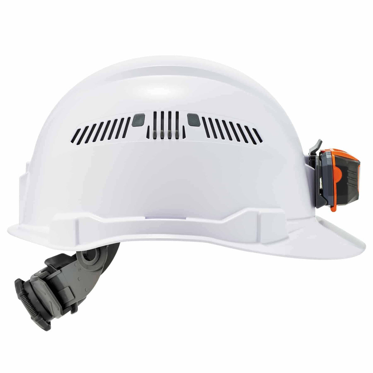 Ergodyne 60146 8972LED White Class C Hard Hat Cap Style + LED Light - 2
