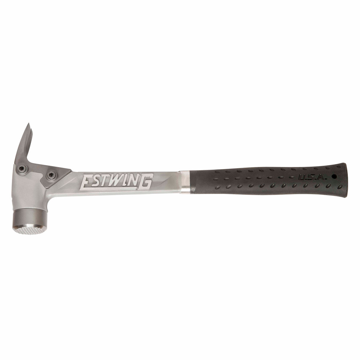 EstWing ALBKM 14 oz Al-Pro Aluminum Hammer, Milled face w/black vinyl grip