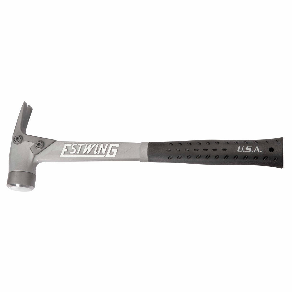 EstWing ALBK 14 oz Al-Pro Aluminum Hammer, Smooth face w/black vinyl grip