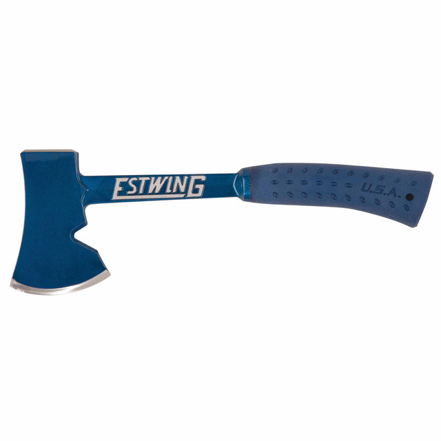 EstWing E6-25A Camper's Axe Blue grip with sheath
