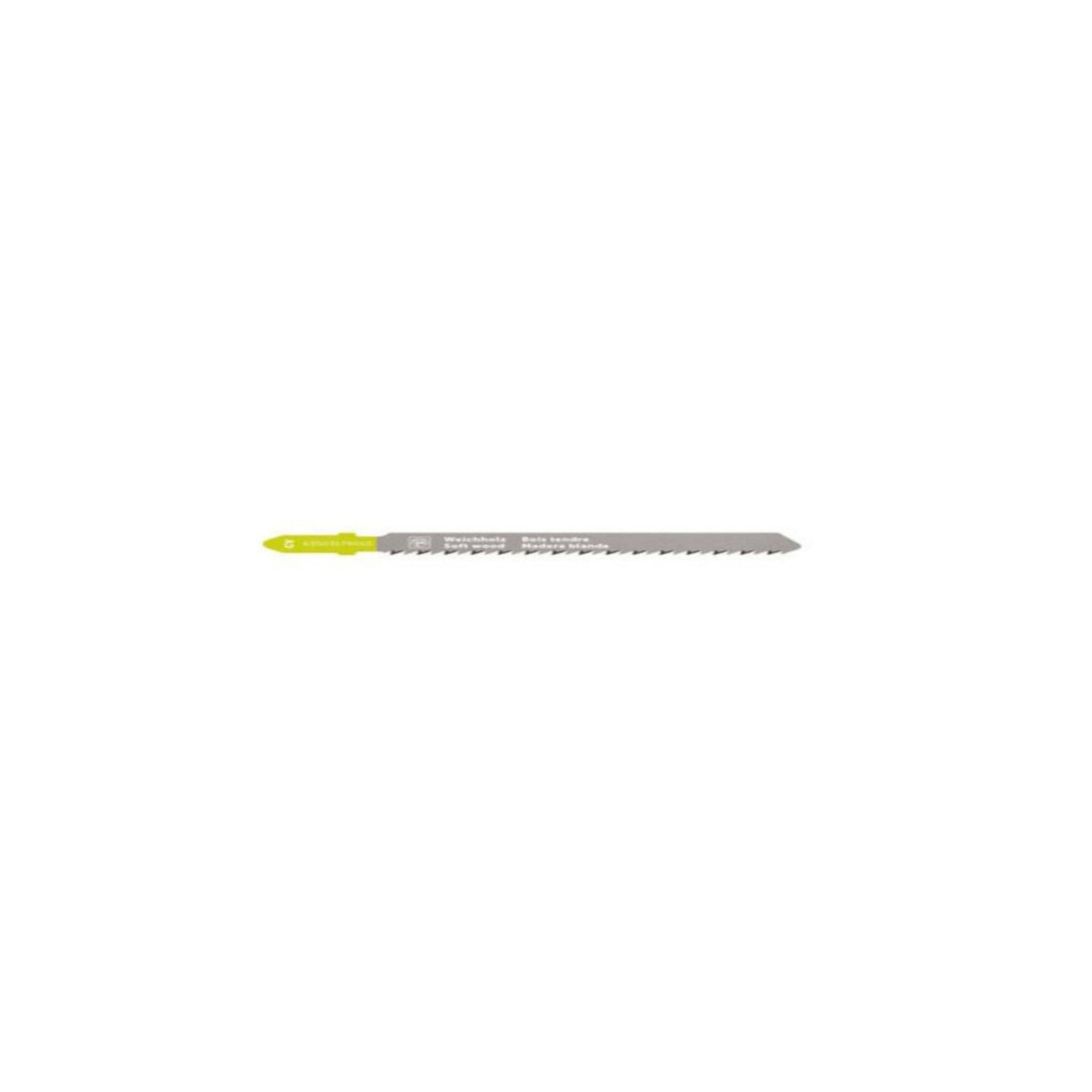 FEIN 63503179010 3 in. Chrome-Vanadium T-Shank Jigsaw Blade 10 TPI for Clean Wood (5 Pack)