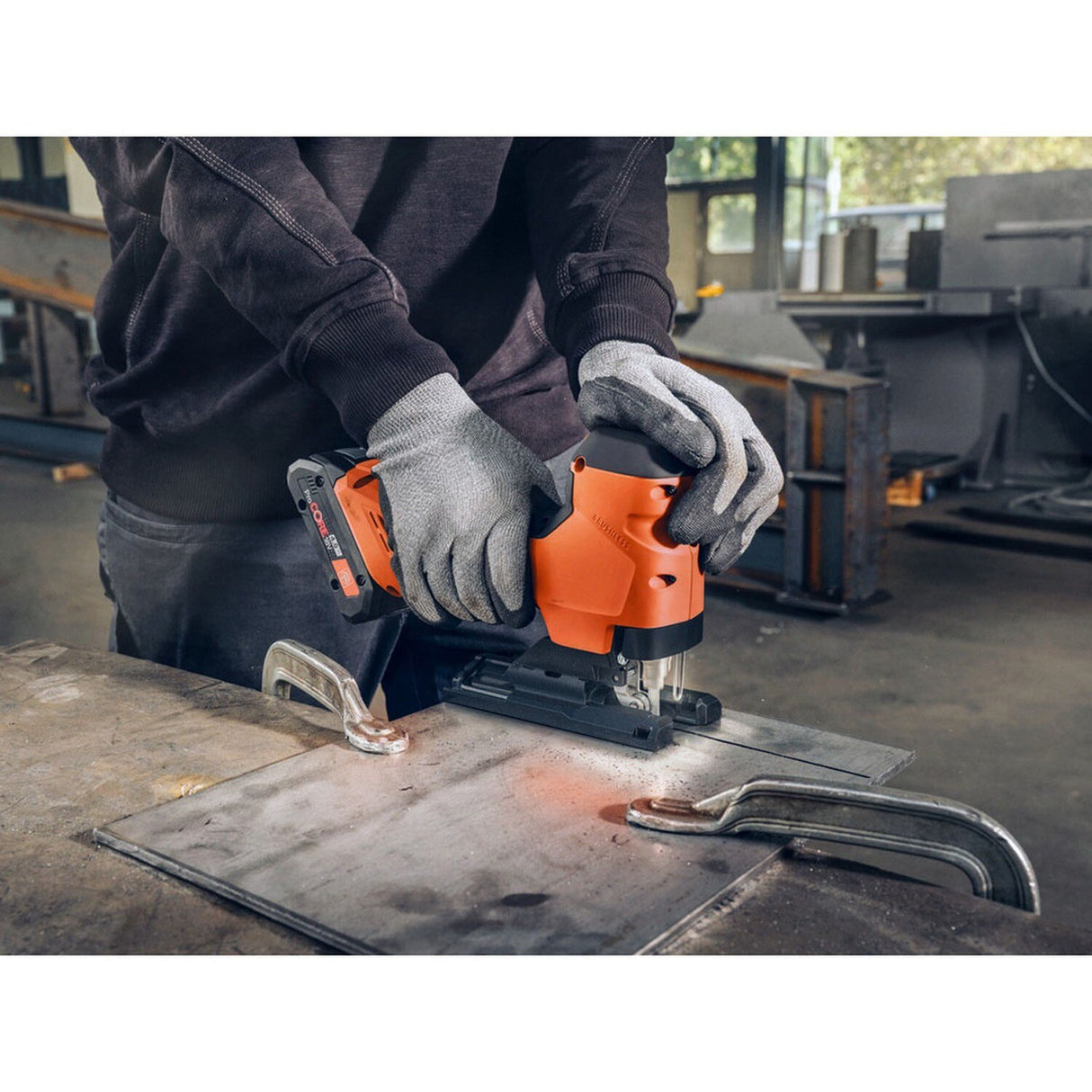 FEIN 71360562090 Cordless Jigsaw Kit for Metal and Wood with 1 Inch Stroke and 2 x 4 Ah Batteries - 4