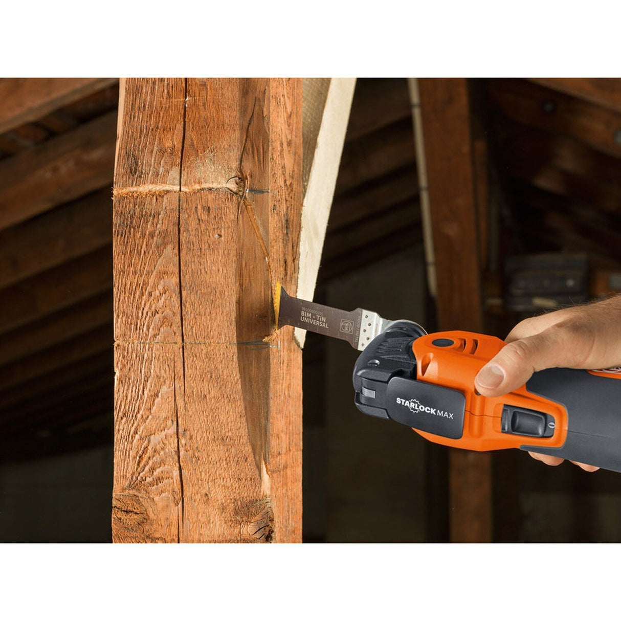 FEIN 99100000096 TITAN Coated Demolition Saw Blade for Starlock Multi-Tools, Bimetal for Wood Plastic and Plasterboard (3 Pack) - 2