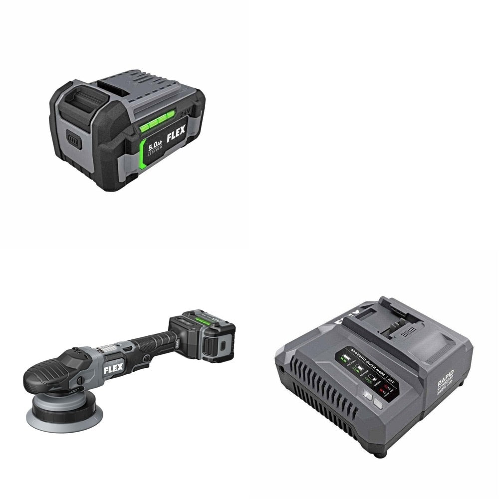 Flex FX3321-Z Polisher Kit W/ FREE Battery and FREE Rapid Charger