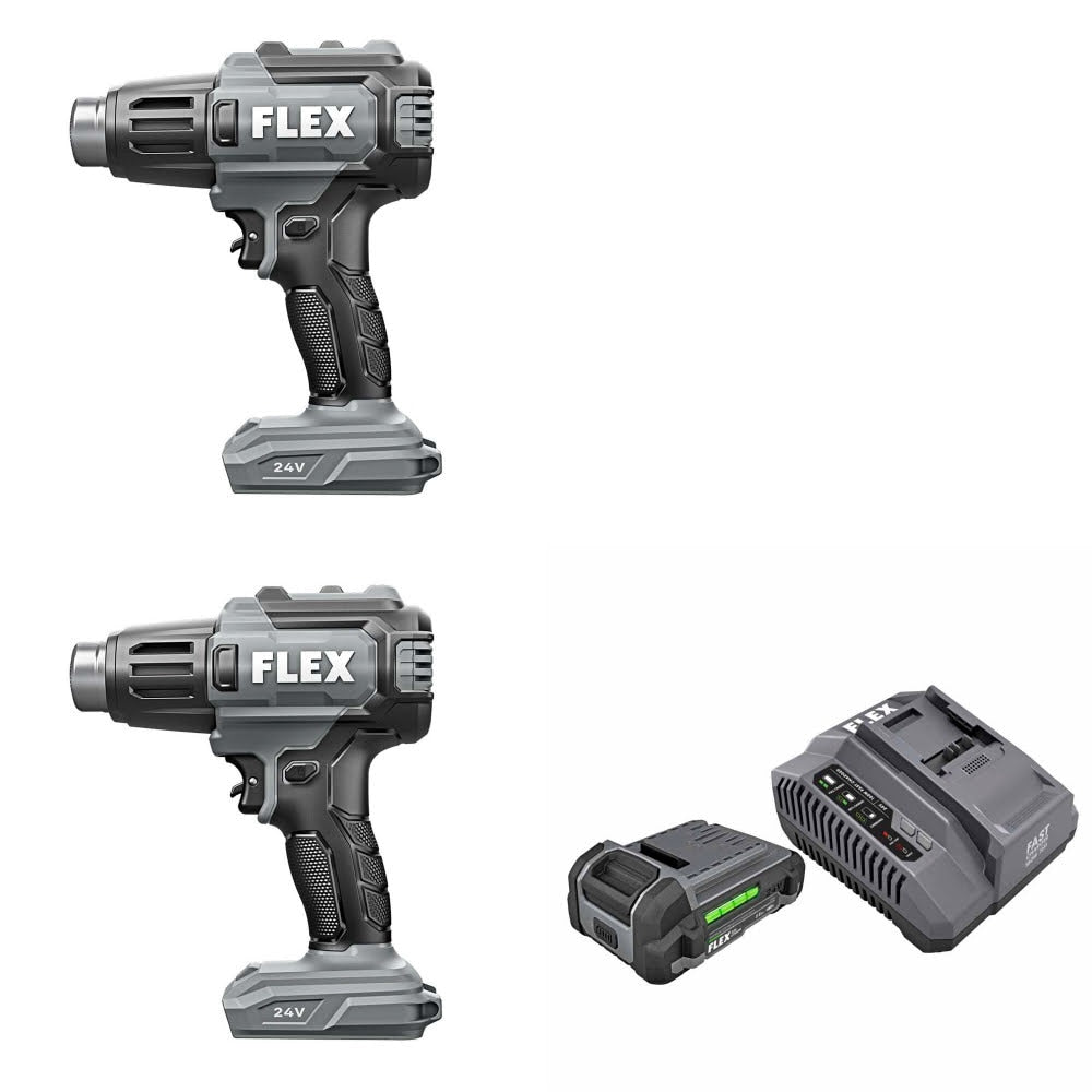 Flex FX6321-Z Heat Gun, 2 Pack Kit W/ FX0411-1A