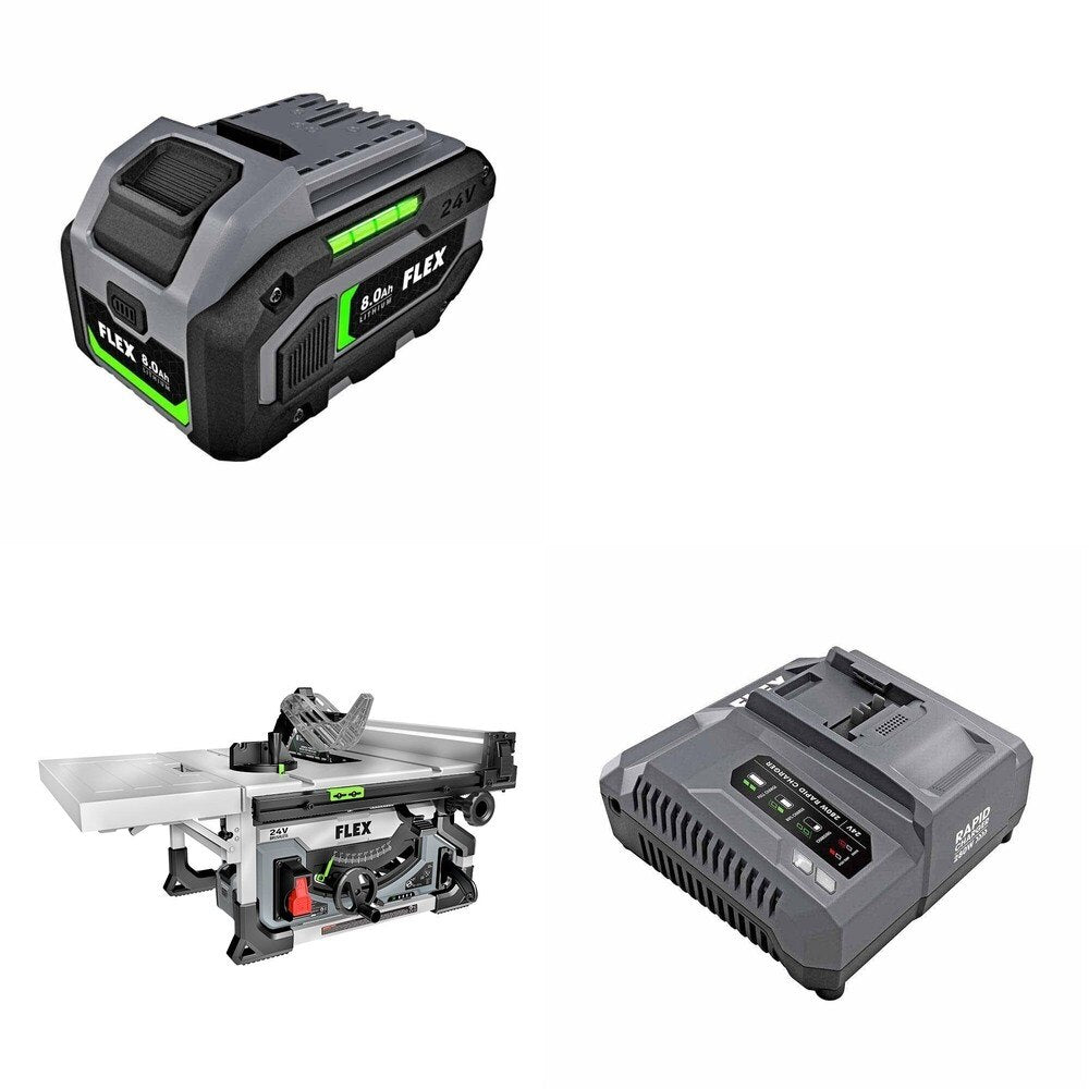 Flex FX7211-Z 8.25" Table Saw Kit W/ FREE Battery and FREE Rapid Charger