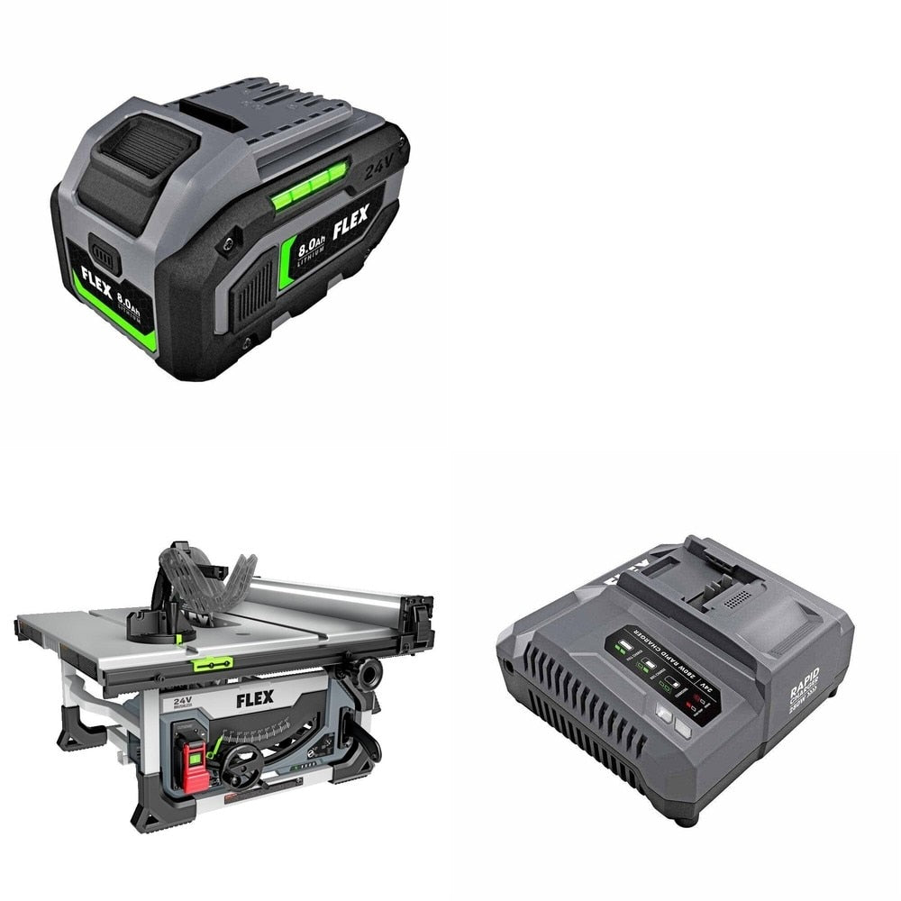 Flex FX7221-Z 10" Table Saw Kit W/ FREE Battery and FREE Rapid Charger
