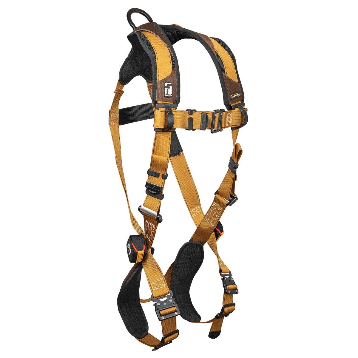 FallTech 7082B Advanced ComfortTech Gel 1D Standard Non-Belted Full Body Harness (1 Each)