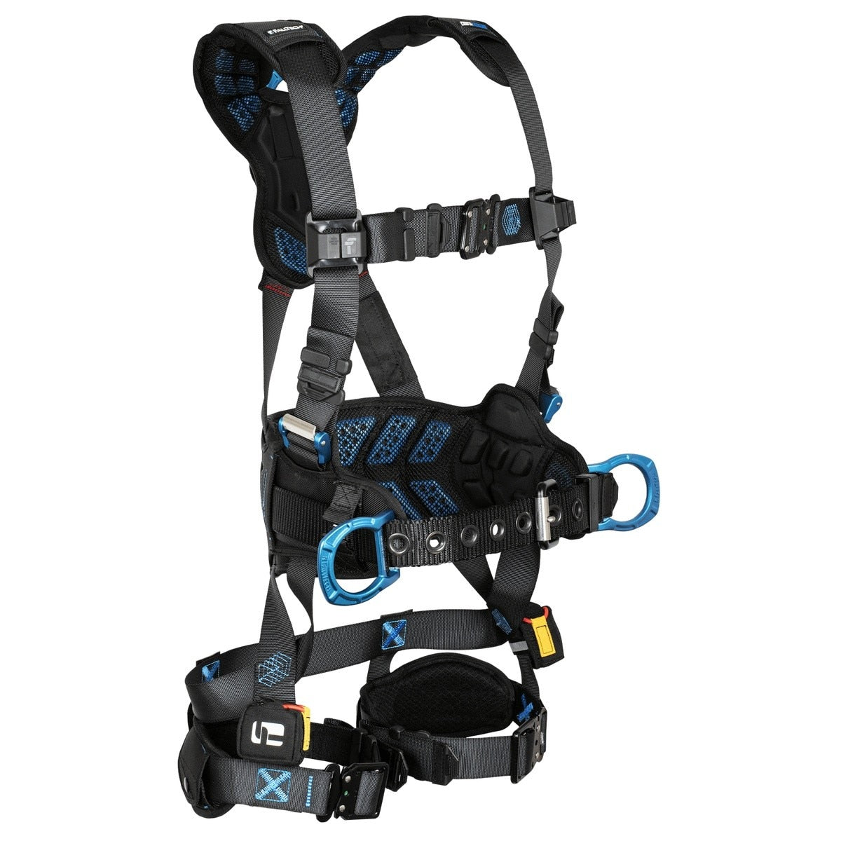 FallTech 8123BQCM FT-One 3D Construction Belted Full Body Harness Medium with QC Legs and Chest - 2