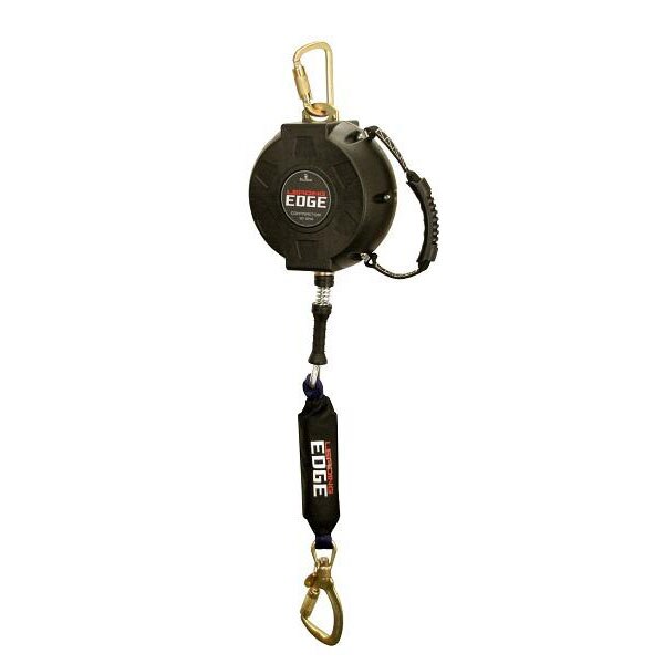 Falltech 727620LE 20' SRL, Glass-filled Nylon Housing, Galvanized Cable, Carabiner