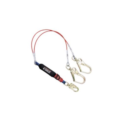 Falltech 8354LEYSS3D 6' Leading Edge Cable Double-Leg Lanyard
