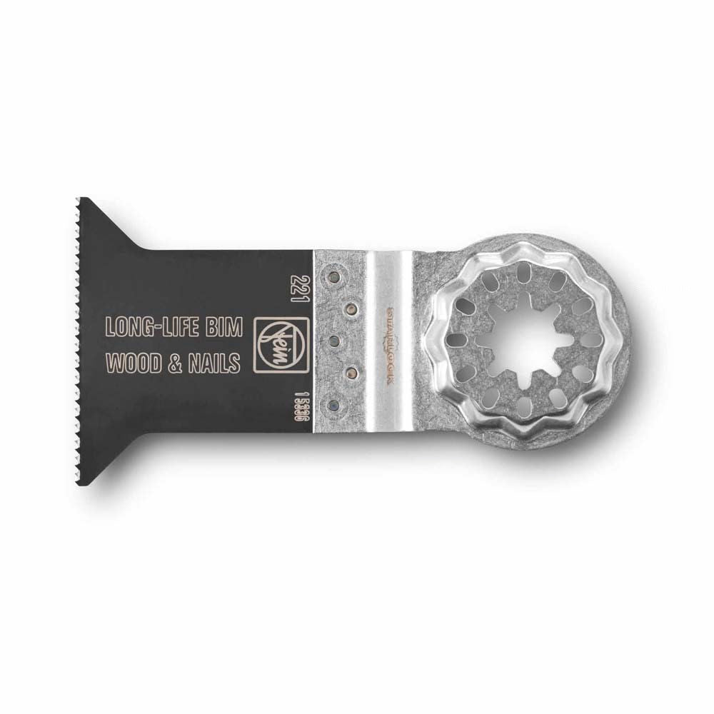 Fein 63502221290 Starlock E-Cut Long-Life 221 Bi-Metal Saw Blade for Wood, Plasterboard and Plastic (10 Pack)