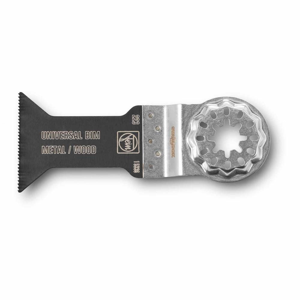 Fein 63502223290 2-1/8" x 1-3/4" E-Cut Universal 223 Bi-Metal Oscillating Multi-Tool Saw Blade for Wood and Metal (10 Pack)