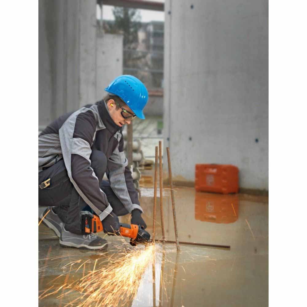 Fein 71220262120 CCG 18-125-10 AS Cordless 5" Slide Switch Angle Grinder Kit - 4