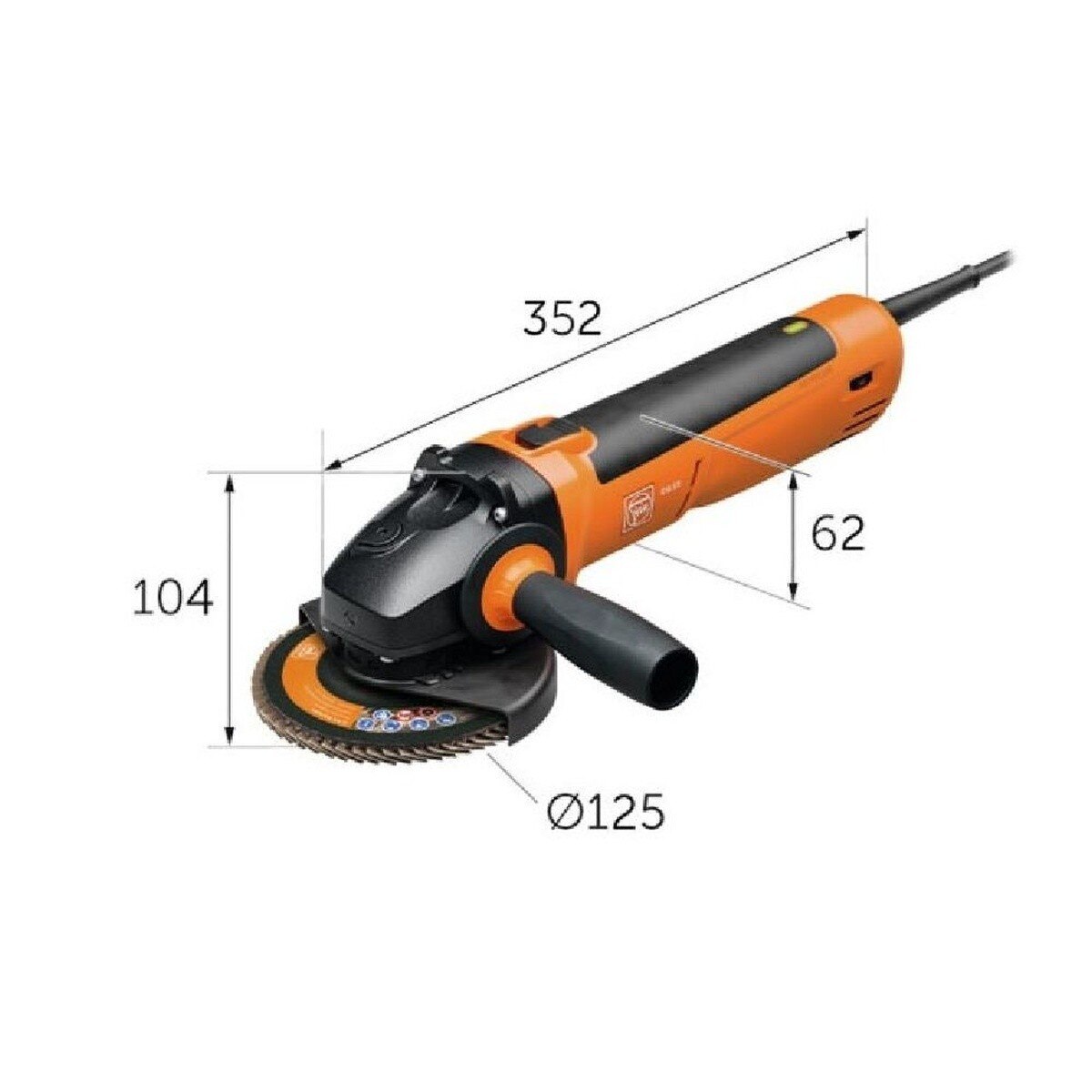 Fein 72251060120 CG 15-150 BL 6" Compact Corded Angle Grinder with Brushless Motor - 2