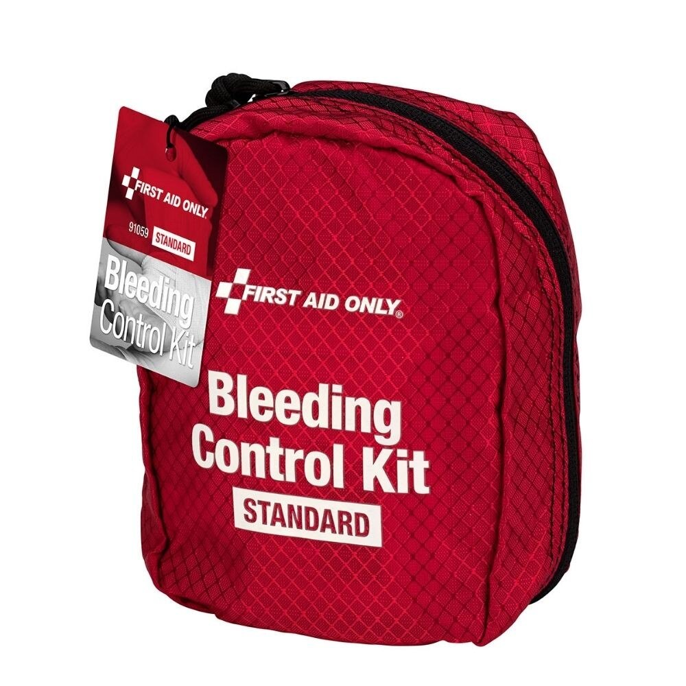 First Aid Only 91059 Bleeding Control Kit - Standard, Fabric Case - 4